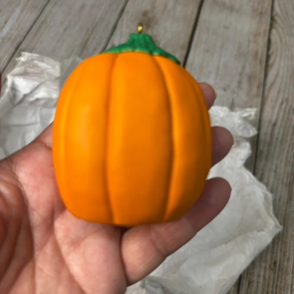 NWT Hallmark Keepsake 2020 Happy Halloween Frankenstein Pumpkin Ornament #8